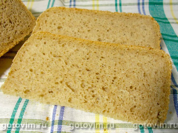 Дарницкий хлеб в хлебопечке. Фотография рецепта