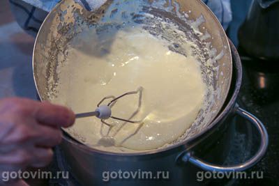 Крем из маскарпоне с инжиром в мёде и коньяком, Шаг 05