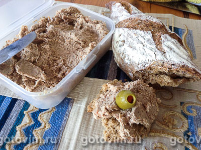 Домашний паштет из индейки (без масла). Фото-рецепт