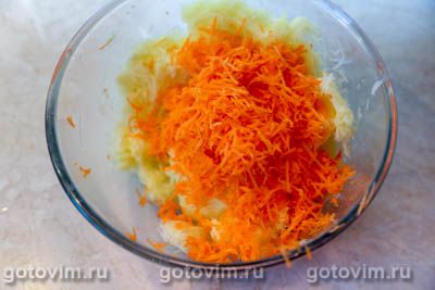 Драники картофельные с морковью, Шаг 04