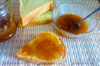 Густой джем из желтой алычи с крахмалом