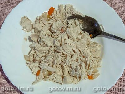Фасолевый суп с куриной грудкой, Шаг 05