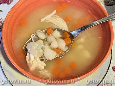 Фасолевый суп с куриной грудкой, Шаг 06