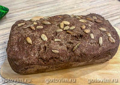 Фитнес хлеб из льняной муки с тыквенными семечками. Фото-рецепт