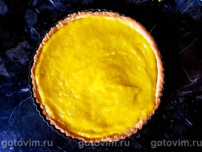 Французский песочный пирог с заварным лимонным кремом (tarte au citron), Шаг 10