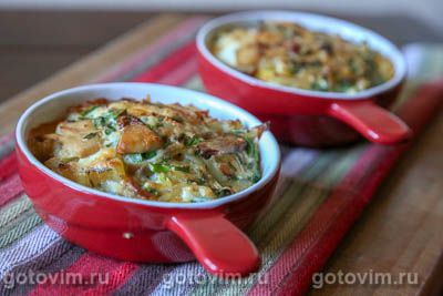 Фриттата с белыми грибами и картофелем. Фото-рецепт