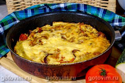 Фриттата с овощами. Фото-рецепт