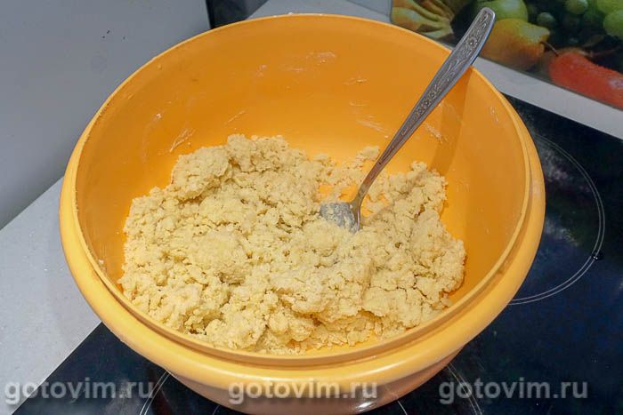 Галета с яблоками, Шаг 02