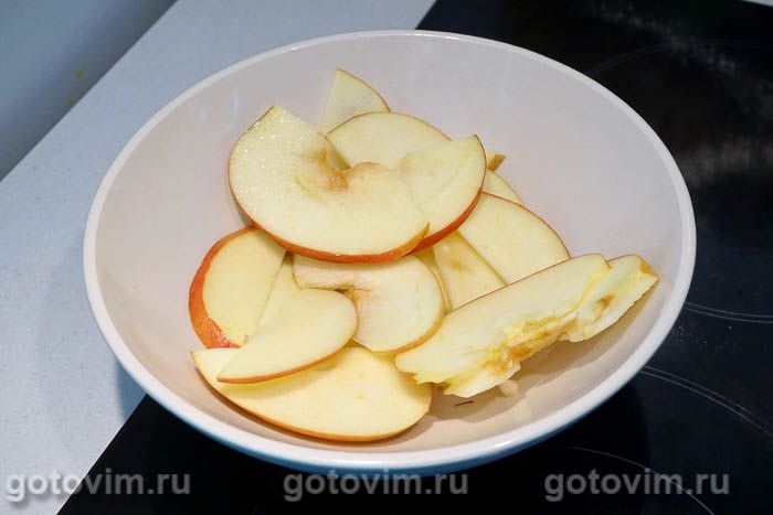 Галета с яблоками, Шаг 06