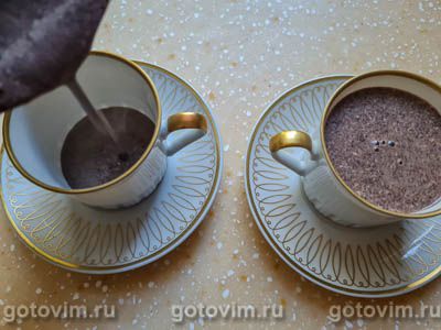 Горячий шоколад с яичным желтком