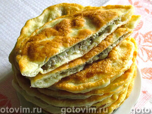Гошнан (лепешки чебуреки по-киргизски)