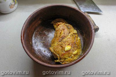 Говядина в духовке по-провански с чесноком, базиликом и тимьяном, Шаг 04