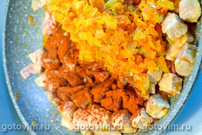 Гречневая каша с мясом по-купечески, Шаг 05