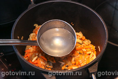 Куриный суп с сушеными грибами и вермишелью, Шаг 03