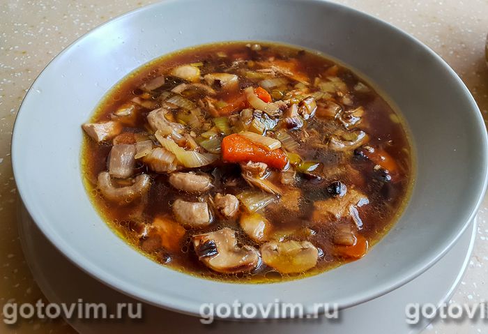 Грибной суп-пюре - пошаговый рецепт