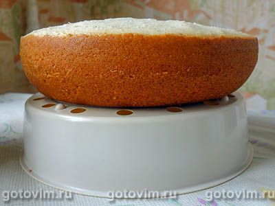 Торт с грушей и творожным кремом в мультиварке, Шаг 03