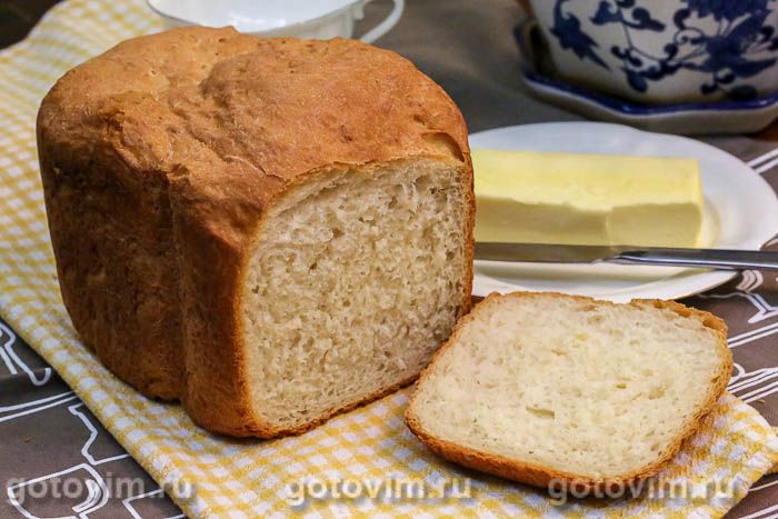 Хлеб для тостов в хлебопечке. Фотография рецепта