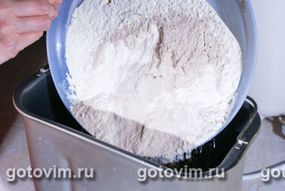 Гречневый хлеб (рецепт для хлебопечки), Шаг 04
