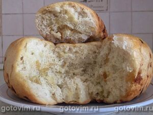Хлеб с луком в мультиварке или на сковор
