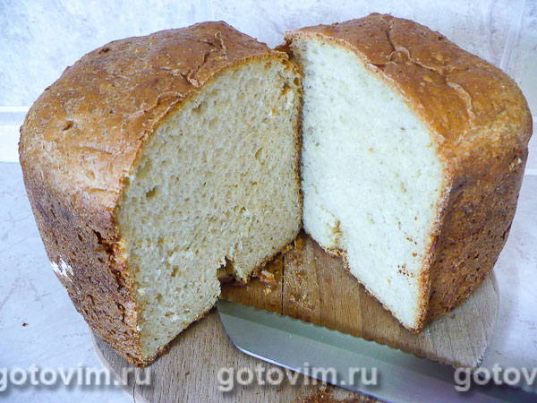 Хлеб с овсяными хлопьями (для хлебопечки). Фотография рецепта