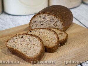 Низкокалорийный хлеб на кефире с псиллиумом и клетчаткой (без сахара)