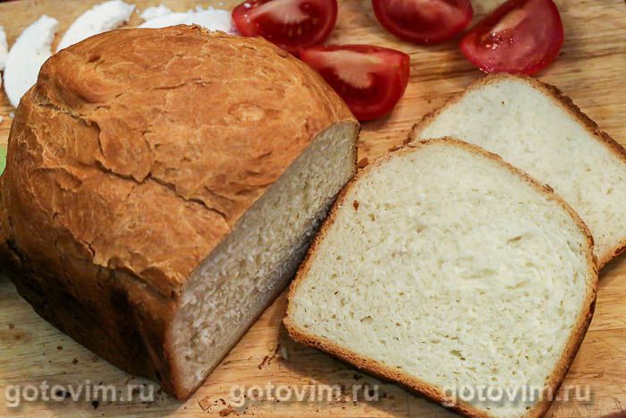 Хлеб на сыворотке в хлебопечке. Фотография рецепта