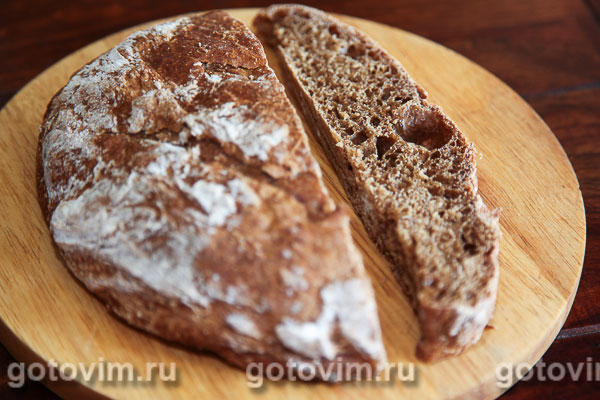 Хлеб на квасе. Фотография рецепта