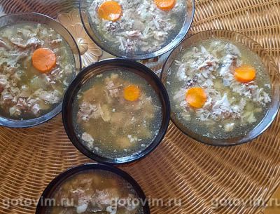 Холодец из свиной рульки в мультиварке (или скороварке)