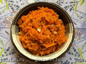 Холодная закуска из моркови и редьки