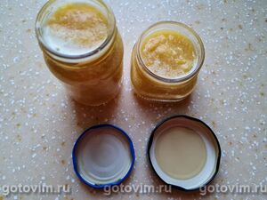 Витаминная заготовка из имбиря, лимона и мёда 