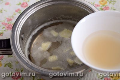 Имбирно-лимонное желе с фруктами (на агаре), Шаг 04