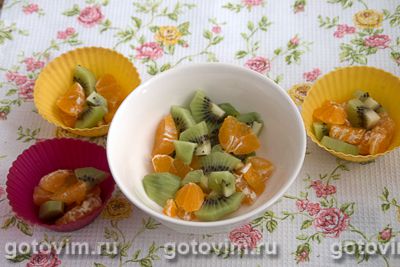 Имбирно-лимонное желе с фруктами (на агаре), Шаг 05