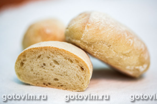 Итальянские лепешки для бутербродов (панини). Фотография рецепта