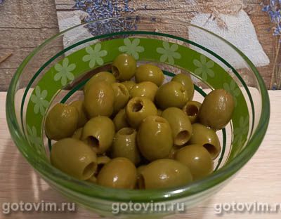Капоната из баклажанов с грецкими орехами и оливками на зиму, Шаг 03