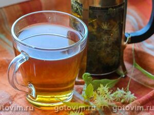 Травяной чай с иван-чаем, липой и малиной