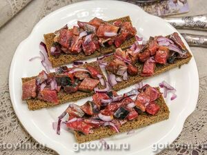 Иваси соленая (со свеклой)