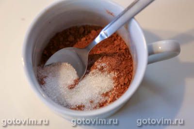 Какао с молоком, Шаг 02