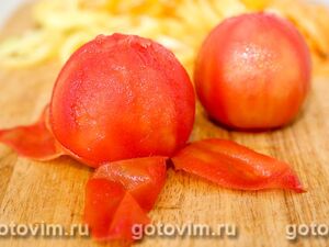 Как снять кожицу с помидора