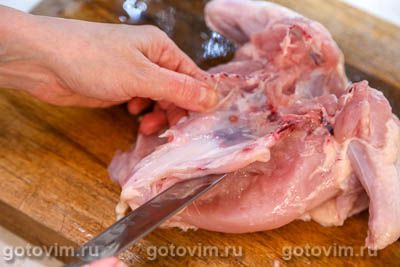 Как разделать курицу, Шаг 08