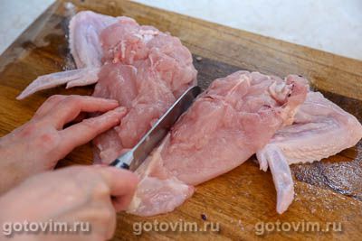 Как разделать курицу, Шаг 09