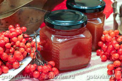 Калина, протертая с сахаром
