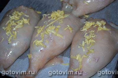 Кальмары, фаршированные грибами с сыром, Шаг 09