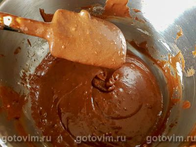 Шоколадные капкейки с шоколадным кремом из маскарпоне, Шаг 03