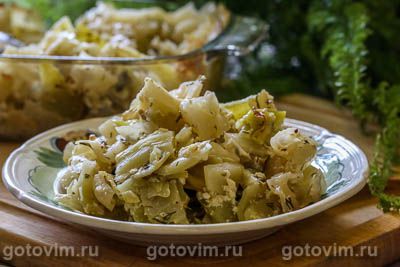 Капуста в молоке в духовке. Фото-рецепт