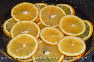 Карамелизированные апельсины в шоколаде, Шаг 02