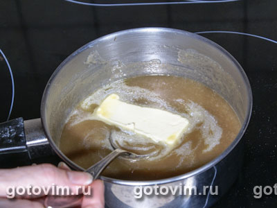Оладьи и карамельный соус с коричневым сахаром, Шаг 05