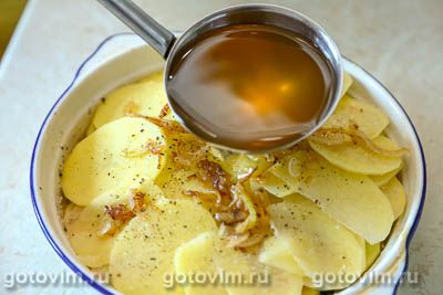 Картофель буланжер (Boulangère potatoes), Шаг 05