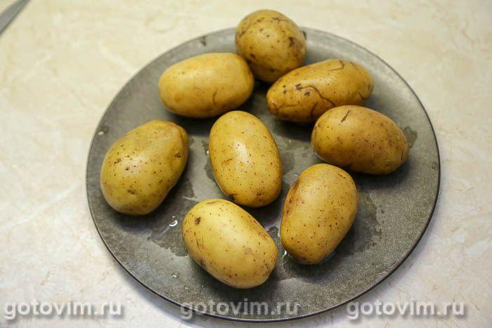 Картофель в микроволновке, Шаг 01