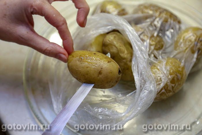 Картофель в микроволновке, Шаг 06