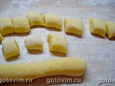 Картофельные клецки на овощной подушке, Шаг 06